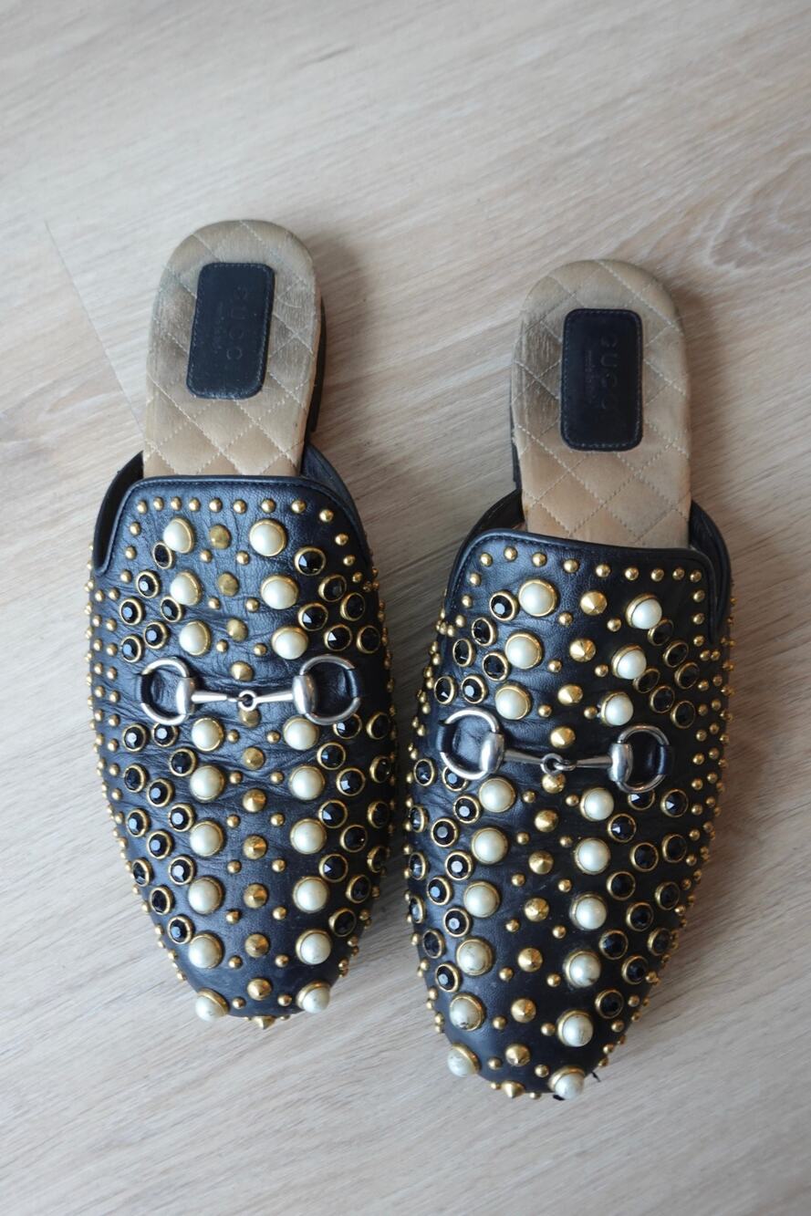 Gucci - Studded Slides
